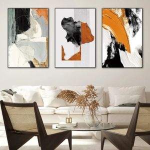 Set of 3 Mininalist art decor frames